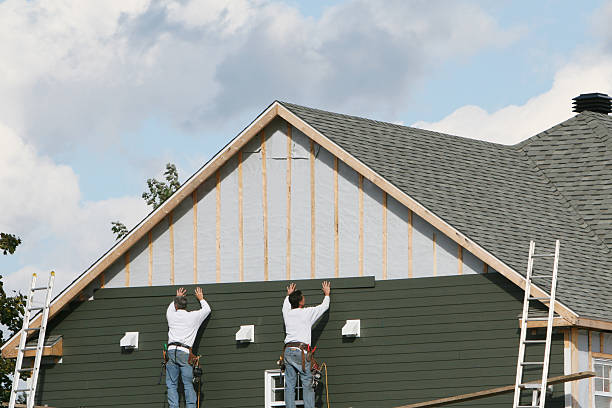 Professional Siding Contractor technician working in Morrisville, NY